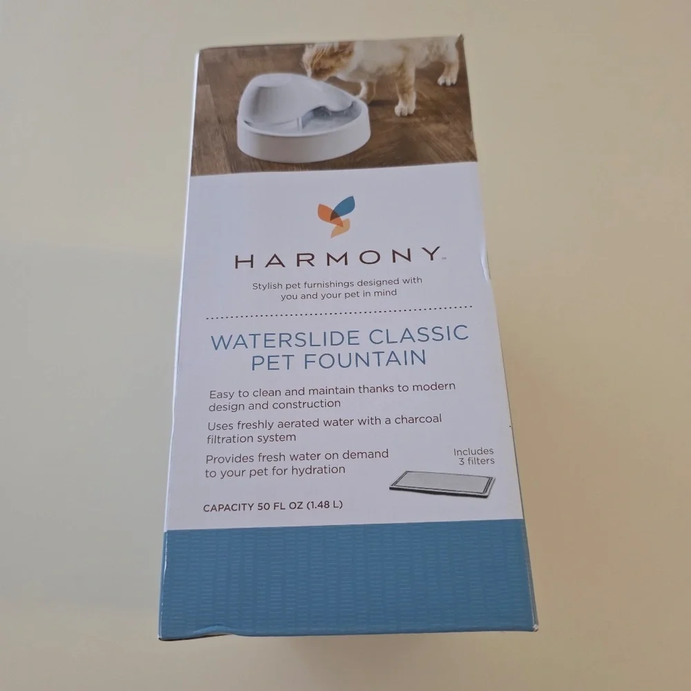 Harmony Waterslide Classic Pet Fountain - Opened box - Picture 5 of 9